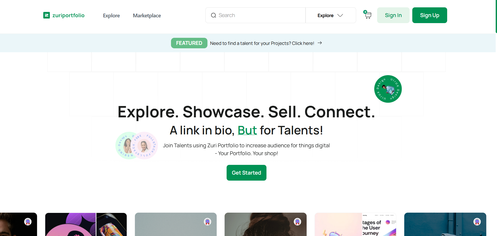 Zuri portfolio project showcase